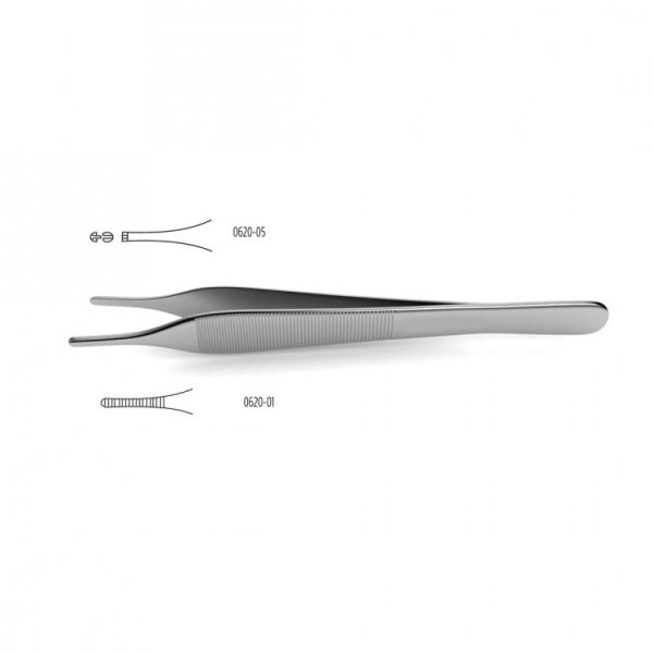 Hudson (Ewald) Thumb Forceps