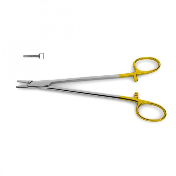 French Eye Needle Holder - Tungsten Carbide