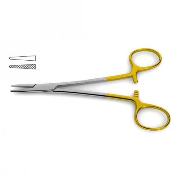 Halsey Needle Holder - Tungsten Carbide