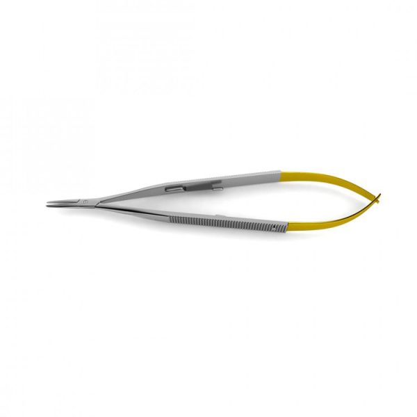 Needle Holder - Tungsten Carbide, Flat Handle