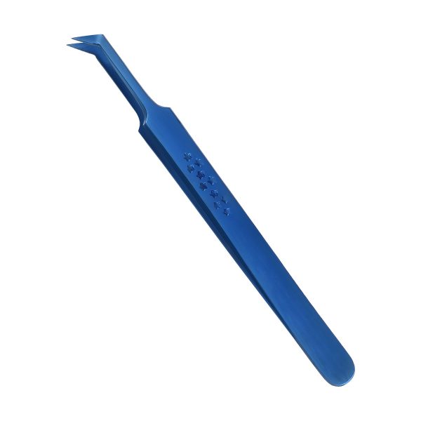 BLUE PLASMA COLOR COATING TWEEZERS