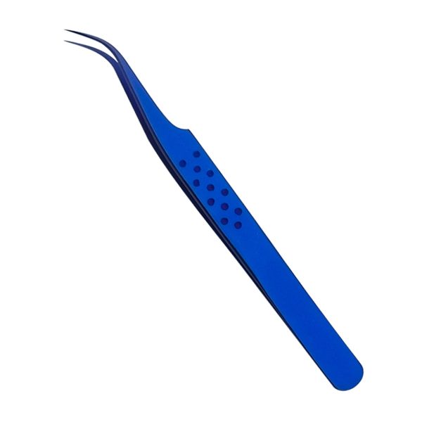 BLUE PLASMA COLOR COATING TWEEZERS