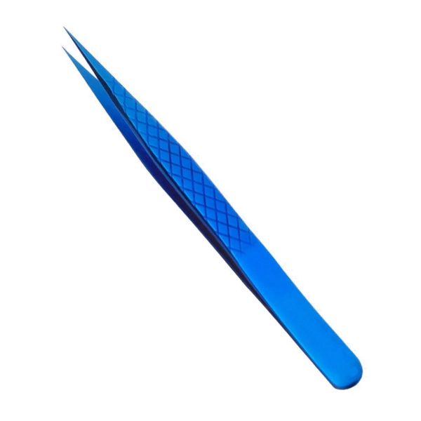 BLUE PLASMA COLOR COATING TWEEZERS
