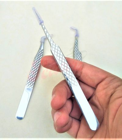 Straight Tip Isolation Volume Eyelash Tweezers Manufacturers in Sialkot, Pakistan.