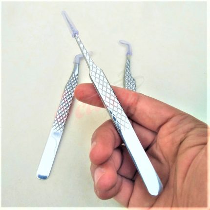 Straight Tip Isolation Volume Eyelash Tweezers Manufacturers in Sialkot, Pakistan.