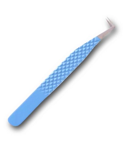 Wholesale Fiber Tip Lash Tweezers 90 Degree Volume Eyelash Tweezers Manufacturers in Sialkot, Pakistan.
