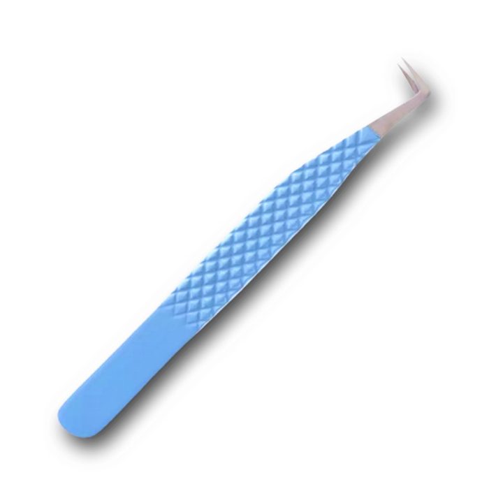 Wholesale Fiber Tip Lash Tweezers 90 Degree Volume Eyelash Tweezers Manufacturers in Sialkot, Pakistan.