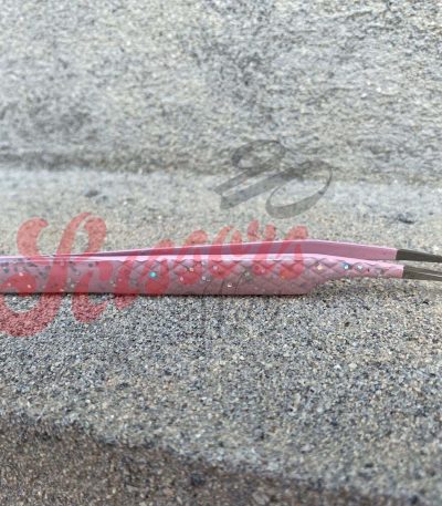 Volume Eyelash Tweezers Pink Color Gel Glitter Coating Pakistan Made Best Quality Vendors