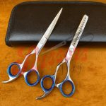 Personalized Hair Scissors Set Custom Engraved Hair Cutting Shears for Barbers & Stylists