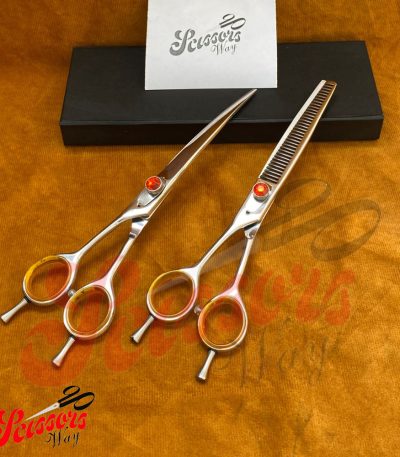 Private Label Left Handed Pet Grooming Scissors
