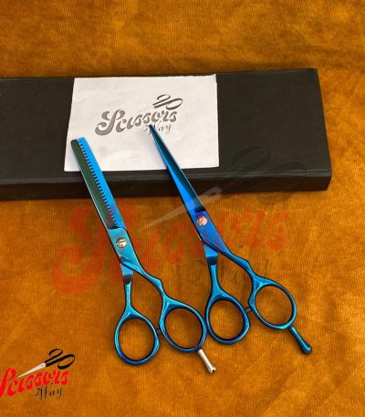 Plasma Blue Hairdressing Scissors Set