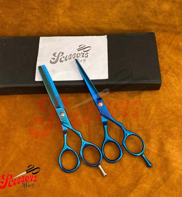 Plasma Blue Hairdressing Scissors Set